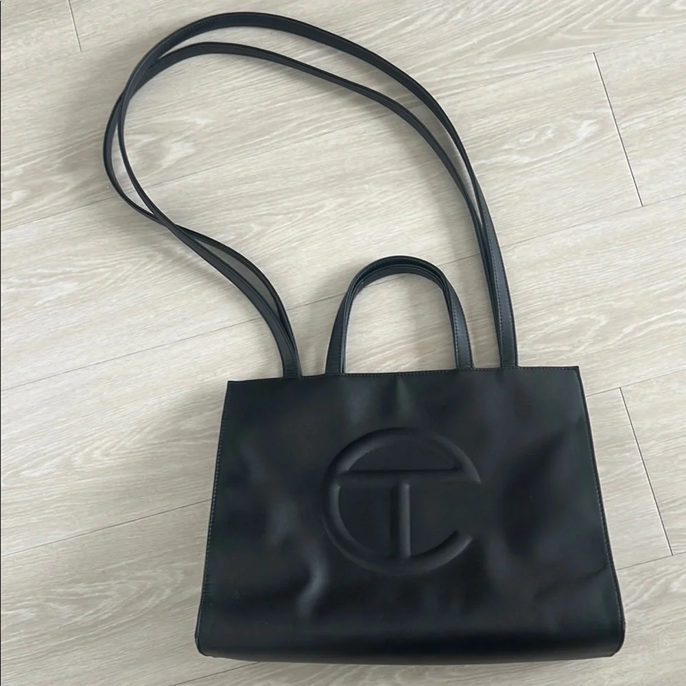 Telfar Black Tote Bag - Picture 1 of 9